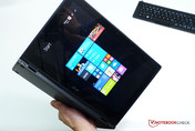 Acer Aspire Switch 12 portrait tablet.