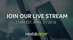 2016 Next@Acer launch event teaser now live