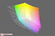 AdobeRGB color-space coverage