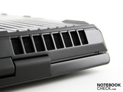 The M17x R3 gets by fine with two fans that remain quiet over long stretches of time in idle mode. The M17x R3 gets by fine with two fans that remain quiet over long stretches of time in idle mode.