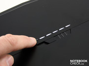 This LED indicates how charged the battery is. This LED indicates how charged the battery is.