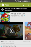 Angry Birds Go! is too demanding for LG's L40.