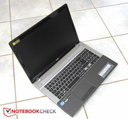 The Acer Aspire V3-771G-736B161TMaii features a Full HD display.