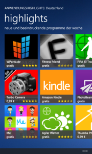 The Microsoft App store is slowly being filled.