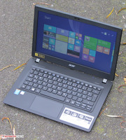 The laptop boasts a matte screen.
