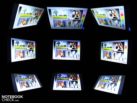 Asus Eee PC 1016P's viewing angles Asus Eee PC 1016P's viewing angles