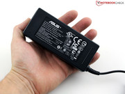 The large 90-Watt mains adaptor is needed. Games can bring the energy consumption up as high as 66 Watts. The large 90-Watt mains adaptor is needed. Games can bring the energy consumption up as high as 66 Watts.