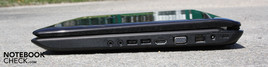 Left: 2x USB, cardreader, DVD drive