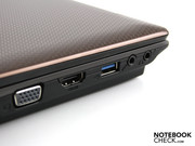 A blue USB 3.0 is installed,
