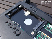 The Seagate hard disk underneath The Seagate hard disk underneath