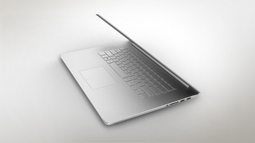 Asus ZenBook NX500 4K ultrabook open, keyboard detailed