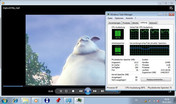 Big Buck Bunny 720p mp4 fluid CPU 70-95%