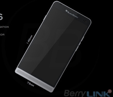 BlackBerry Hamburg Android smartphone render