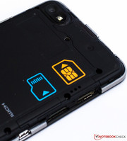 ...the internal storage can be expanded via a micro-SD card.