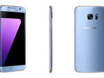 Blue Coral Samsung Galaxy S7 Edge Android smartphone now available