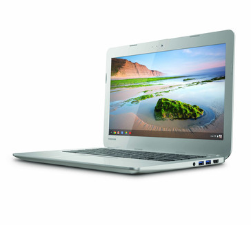 Toshiba 13.3-inch Chromebook side view