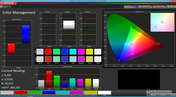 Color Management (Cinema mode, target color space: sRGB)