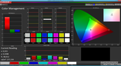 Color Management (Basic mode, target color space: sRGB)