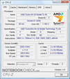 CPU-Z-informations about the Acer Aspire 7520G-602G40 CPU-Z-informations about the Acer Aspire 7520G-602G40