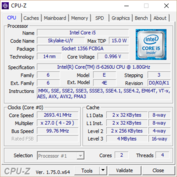 NUC6i5SYH CPU summary