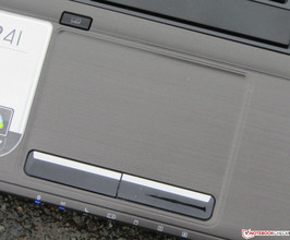 The touchpad supports multi-touch The touchpad supports multi-touch