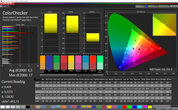 ColorChecker (max. color balance, target color space: sRGB)