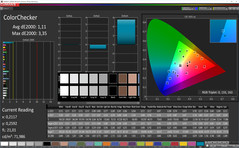 ColorChecker (Profile: Basic, target color space sRGB)