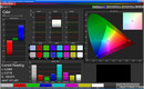 CalMAN Color accuracy (Target color space: sRGB)
