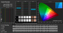 Color mix calibrated