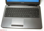 Keyboard and touchpad of the Compaq 15-h024sg