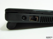 Power-in and LAN in the back area