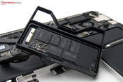 SSDs are available with a capacity of 128 to 768 GByte.