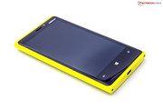 The Lumia 920's poly-carbonate casing looks high-end.