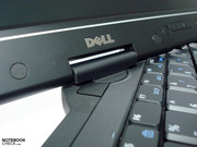 Not perfect: The hinge firmness that can't prevent the display from teetering for long Not perfect: The hinge firmness that can't prevent the display from teetering for long