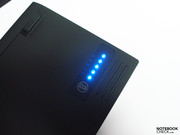 ...but has a battery level indicator ...but has a battery level indicator