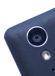 The primary camera on the back has 8 megapixels.