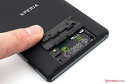 The memory capacity can be expanded via micro SD. Maximum: 64 GB.