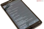 The smartphone is delivered with Google Android 4.1.2.