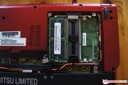 the RAM (one of two DDR3 1600 MHz banks occupied with 4GB)