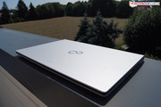 Our Lifebook U772 is clad in a white magnesium casing...