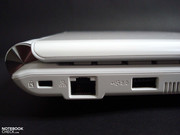 Ethernet and USB ports are nicely placed to the rear side.
