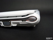 You also find the power button beside the VGA and Kensington lock on the right side part