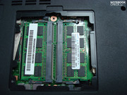 2x2GB DDR3 RAM is already built-in. More for the included 32bit Vista is almost senseless