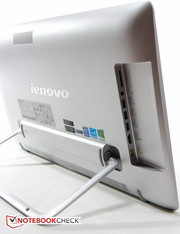 ...with an adjustable stand and a build-in battery.