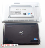 The Horizon 2e next to the Dell XPS 18