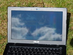 Asus X200MA outdoors