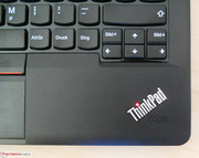 The ThinkPad logo's "i" lights up in standby.