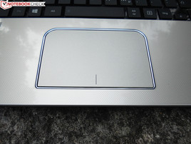 The touchpad of Toshiba's Satellite L70-B-130