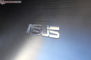 The glossy silver Asus logo on the elegant aluminum lid enhances the elegant looks and…