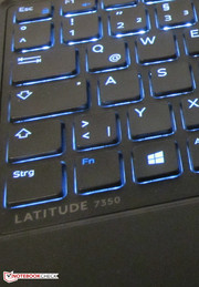 The keyboard is illuminated.